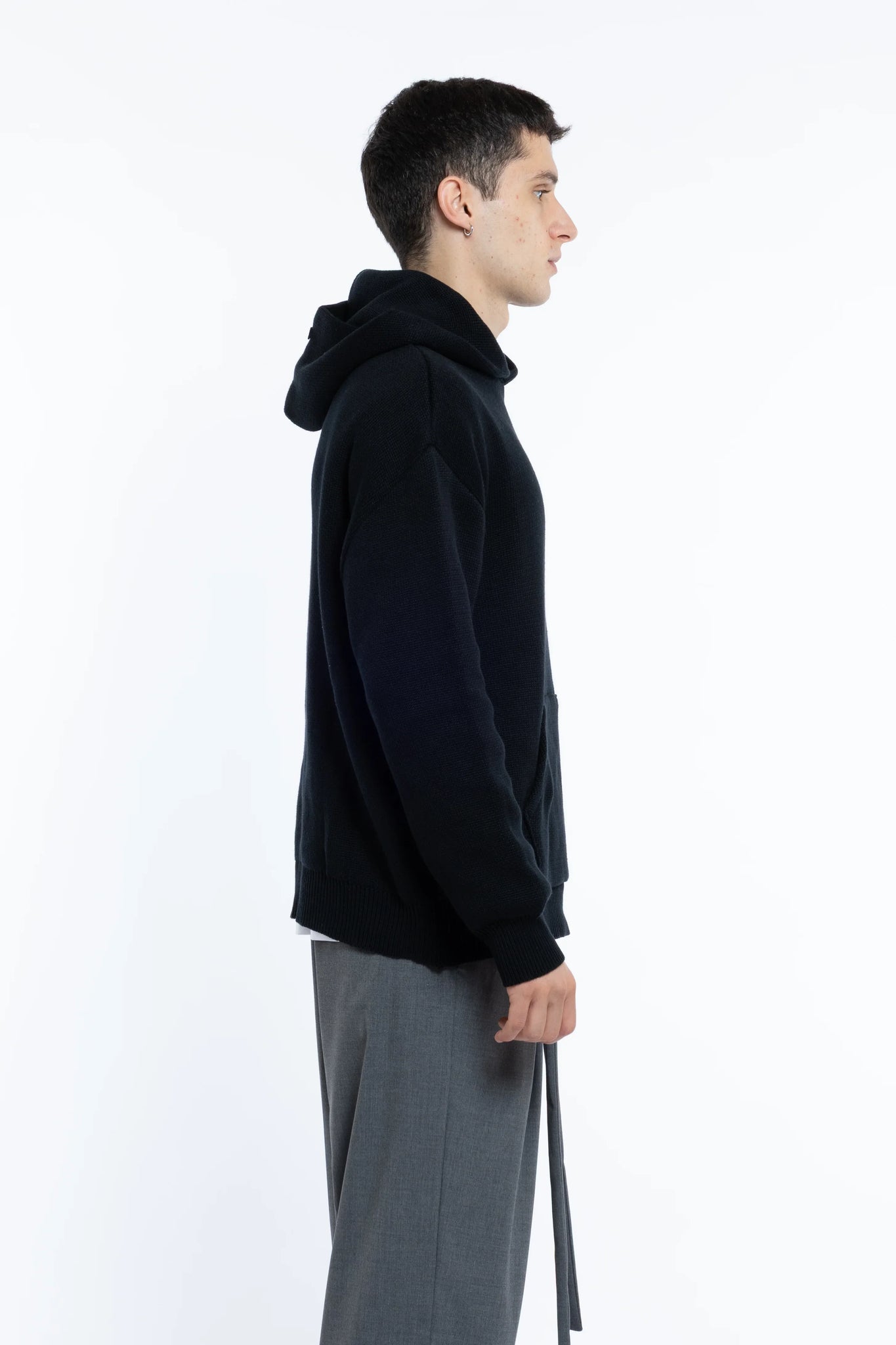 Maglione con cappuccio oversize Eternal Atelier