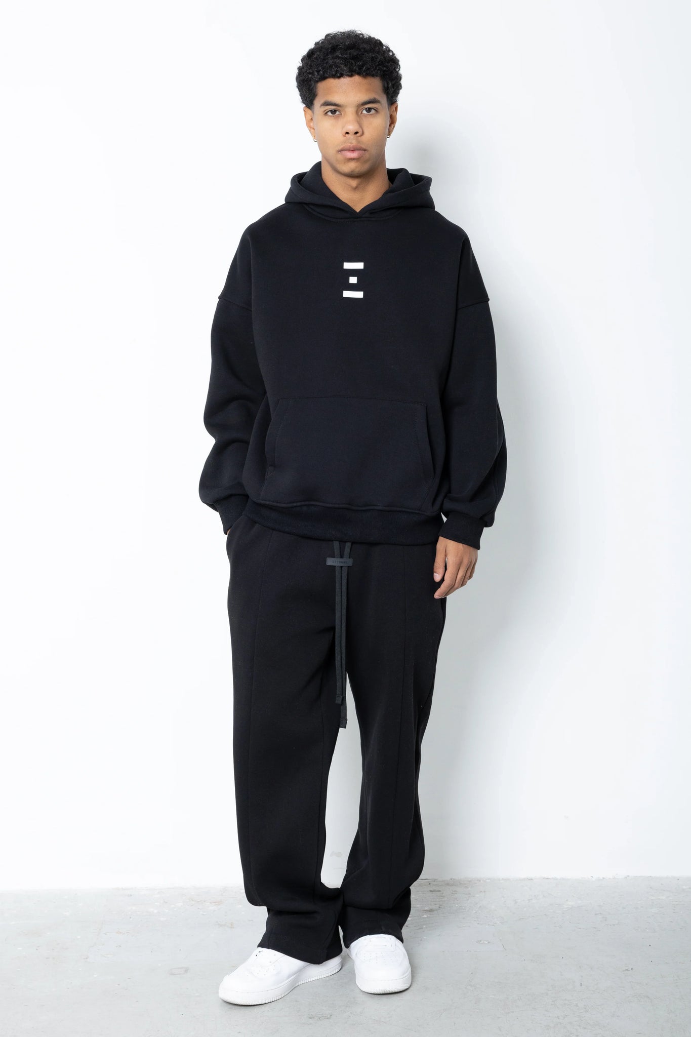 Felpa con cappuccio logo brick Eternal Studio