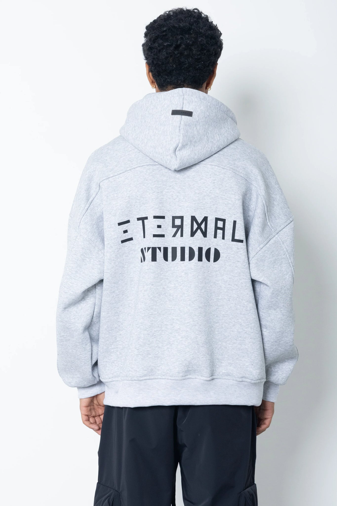 Felpa con cappuccio logo brick Eternal Studio