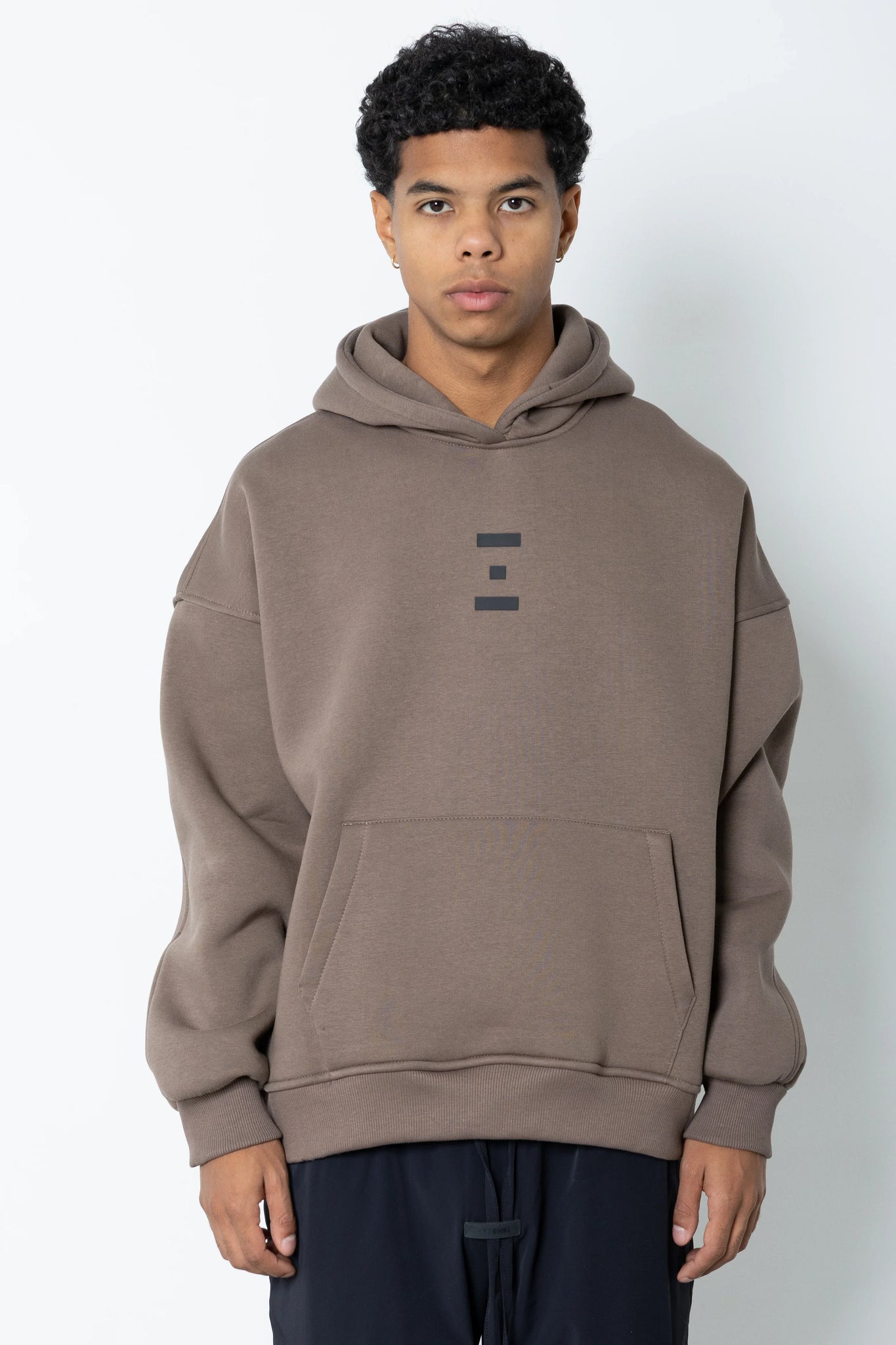 Felpa con cappuccio logo brick Eternal Studio