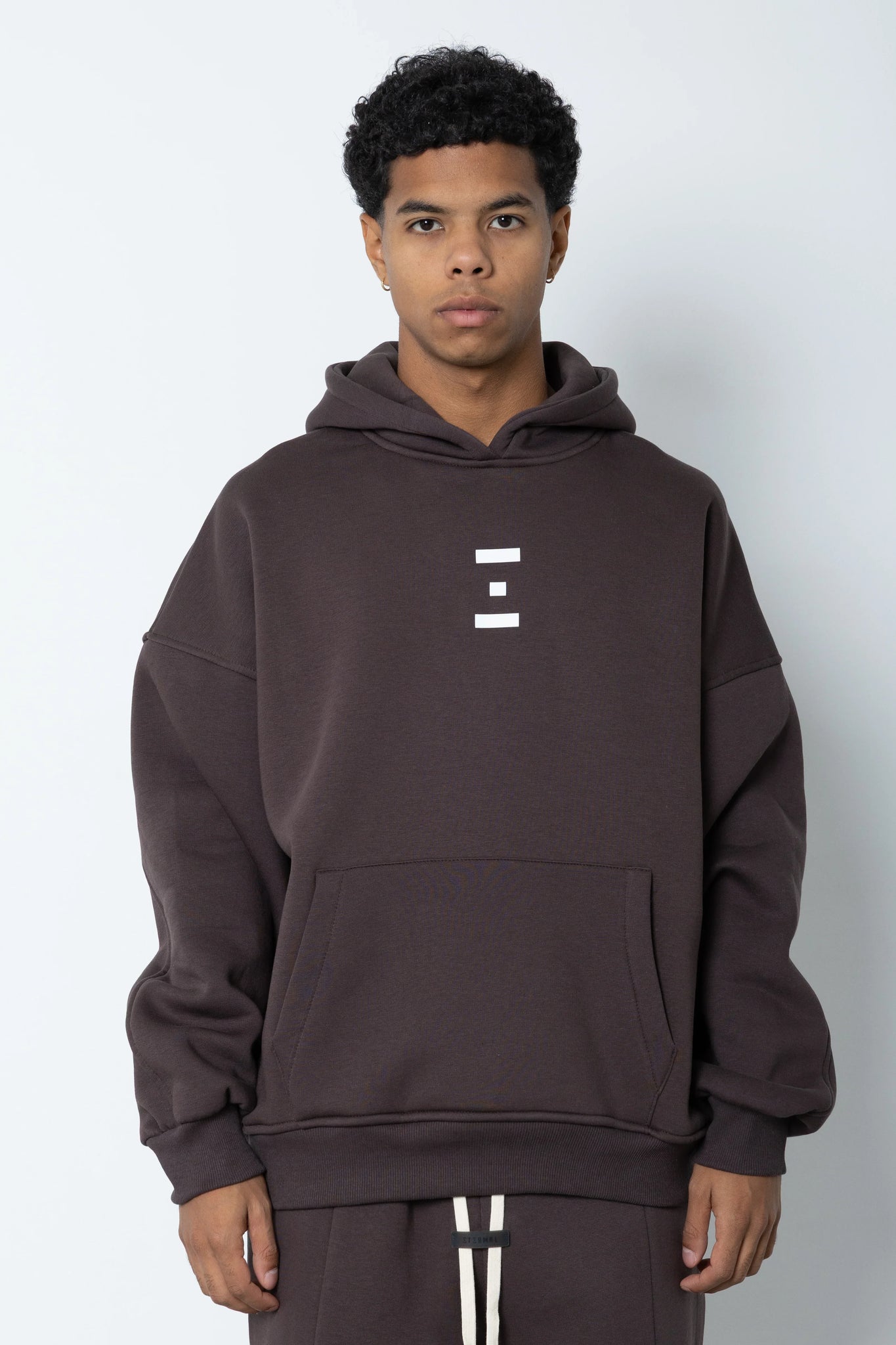 Felpa con cappuccio logo brick Eternal Studio