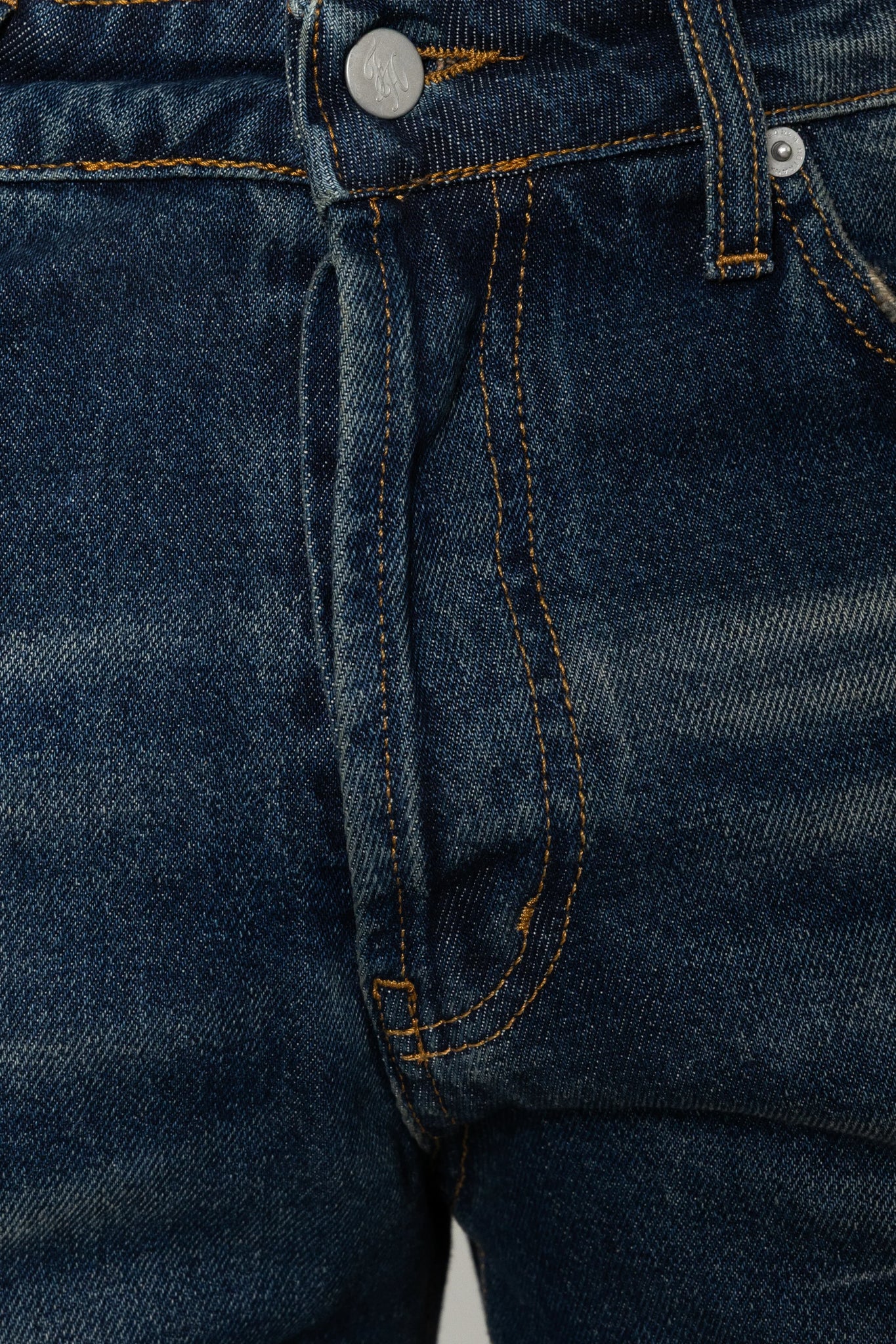 Jeans baggy dark indigo sand