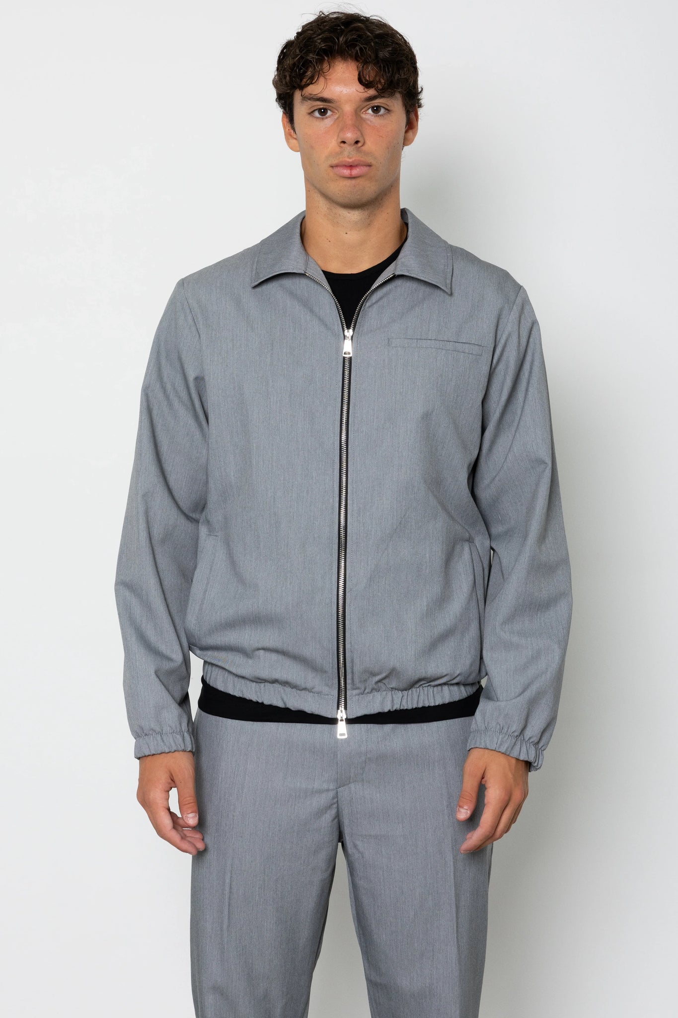 Giacca con collo camicia