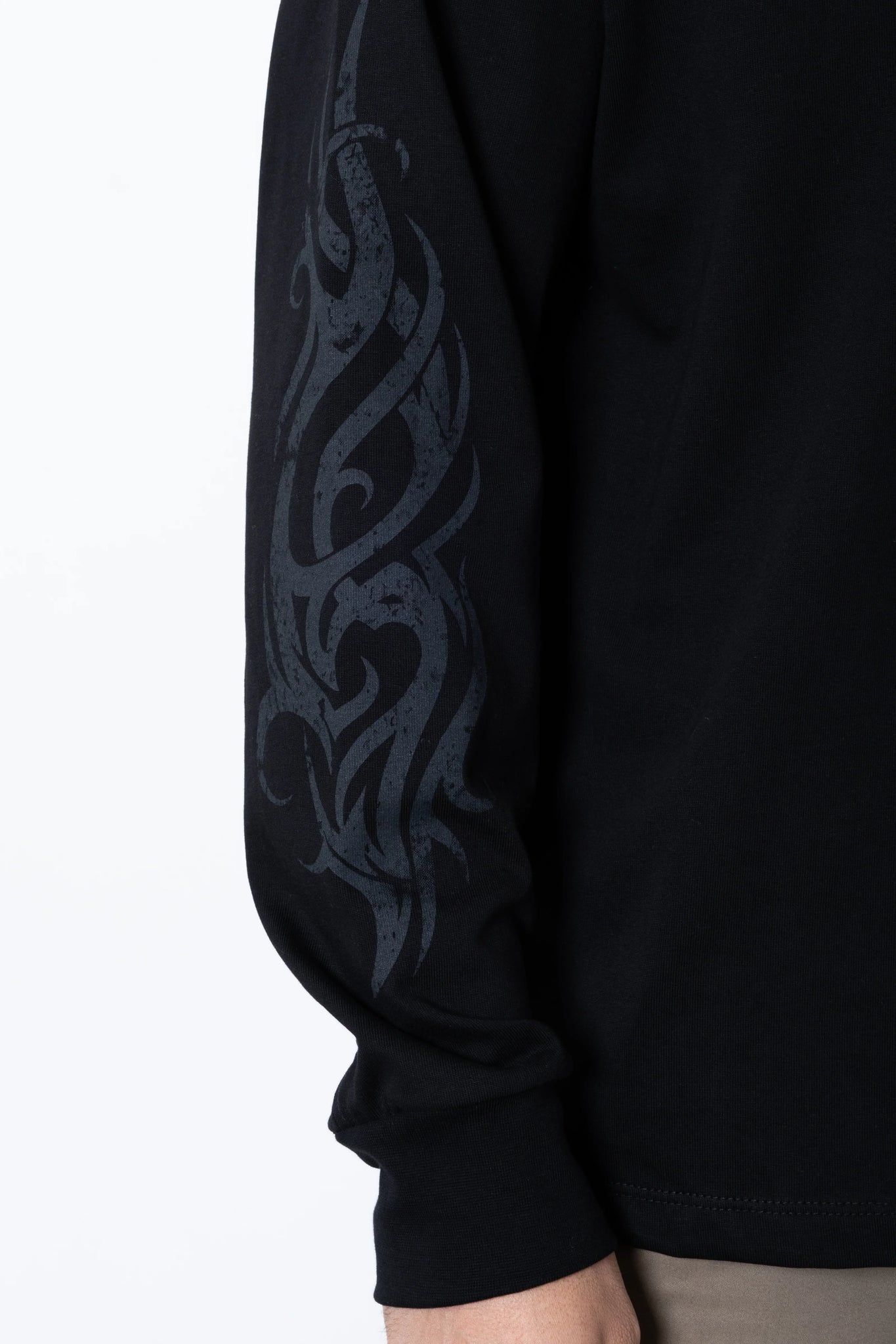 T-shirt in jersey manica lunga con stampa Eternal Studio