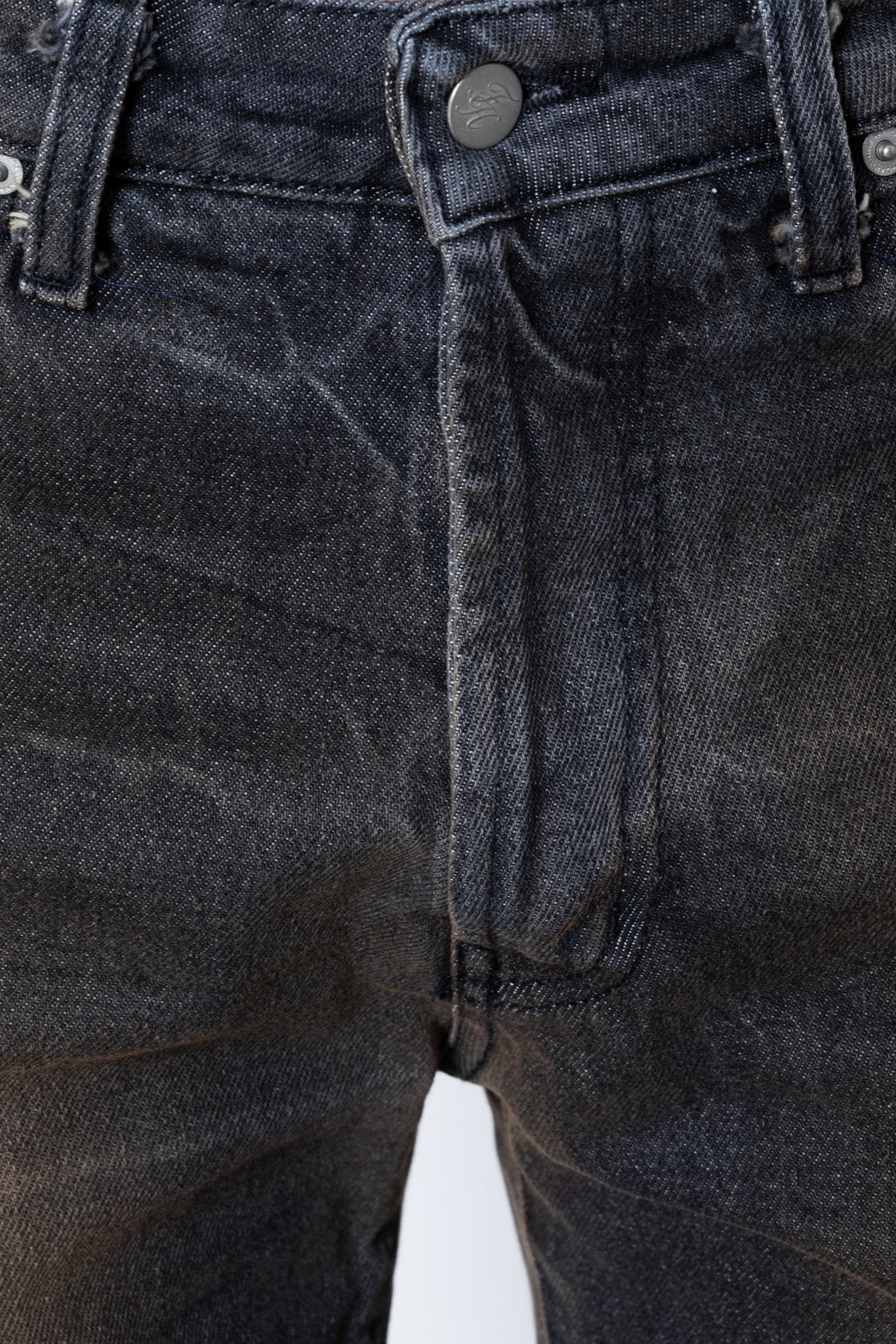 Jeans nero stirature