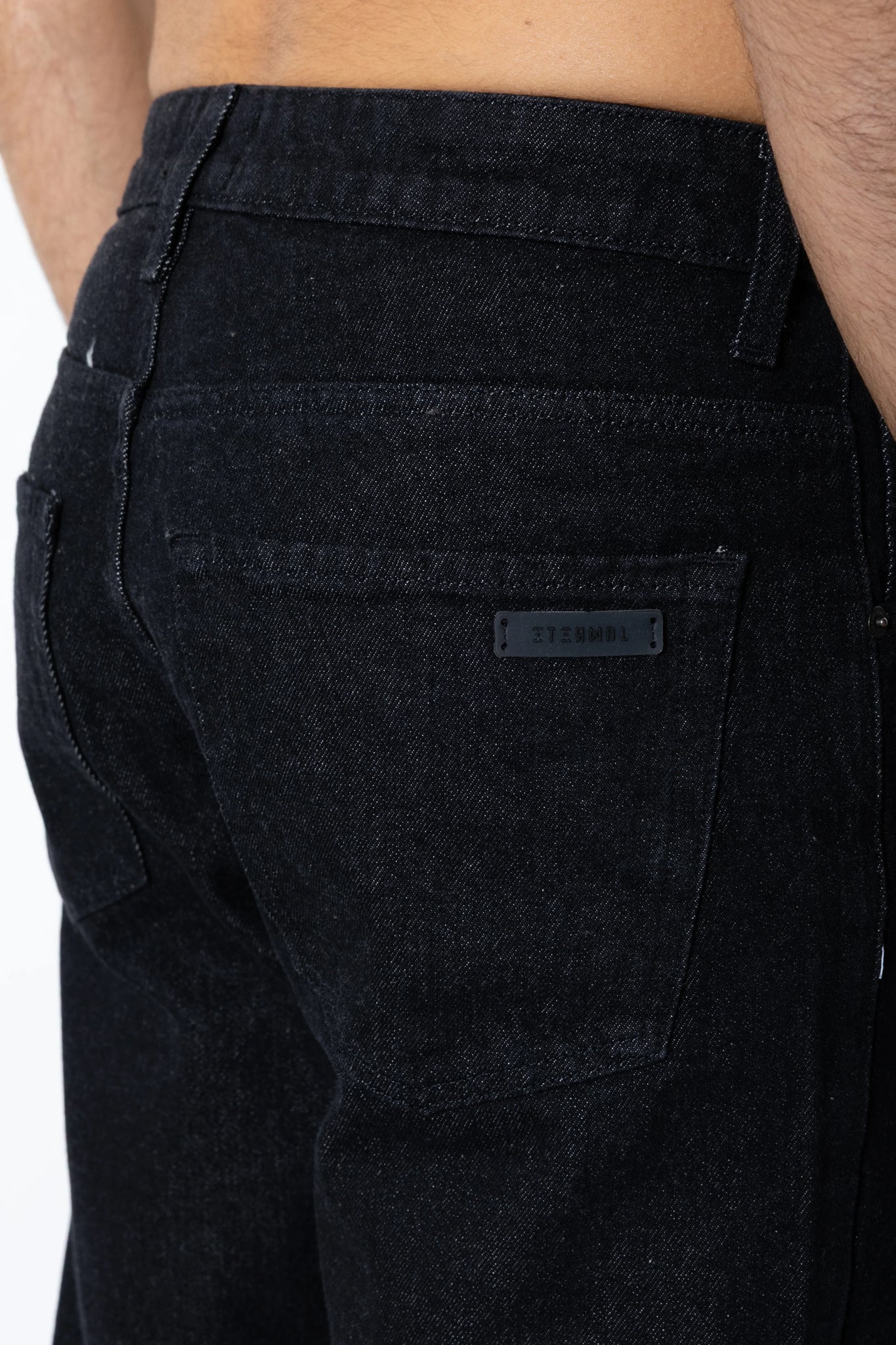 Jeans raw black Eternal Studio