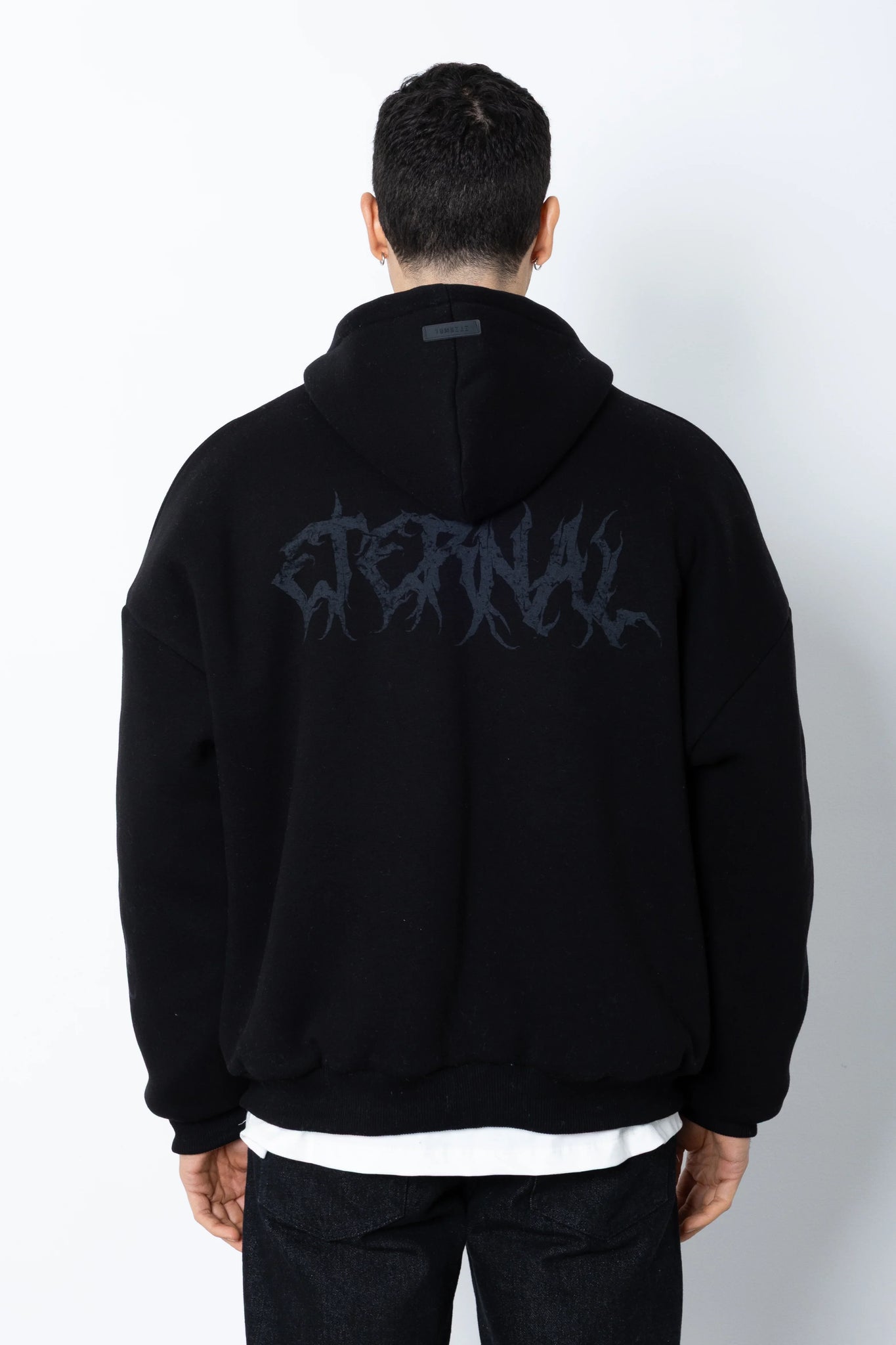 Felpa con cappuccio double face Eternal Studio