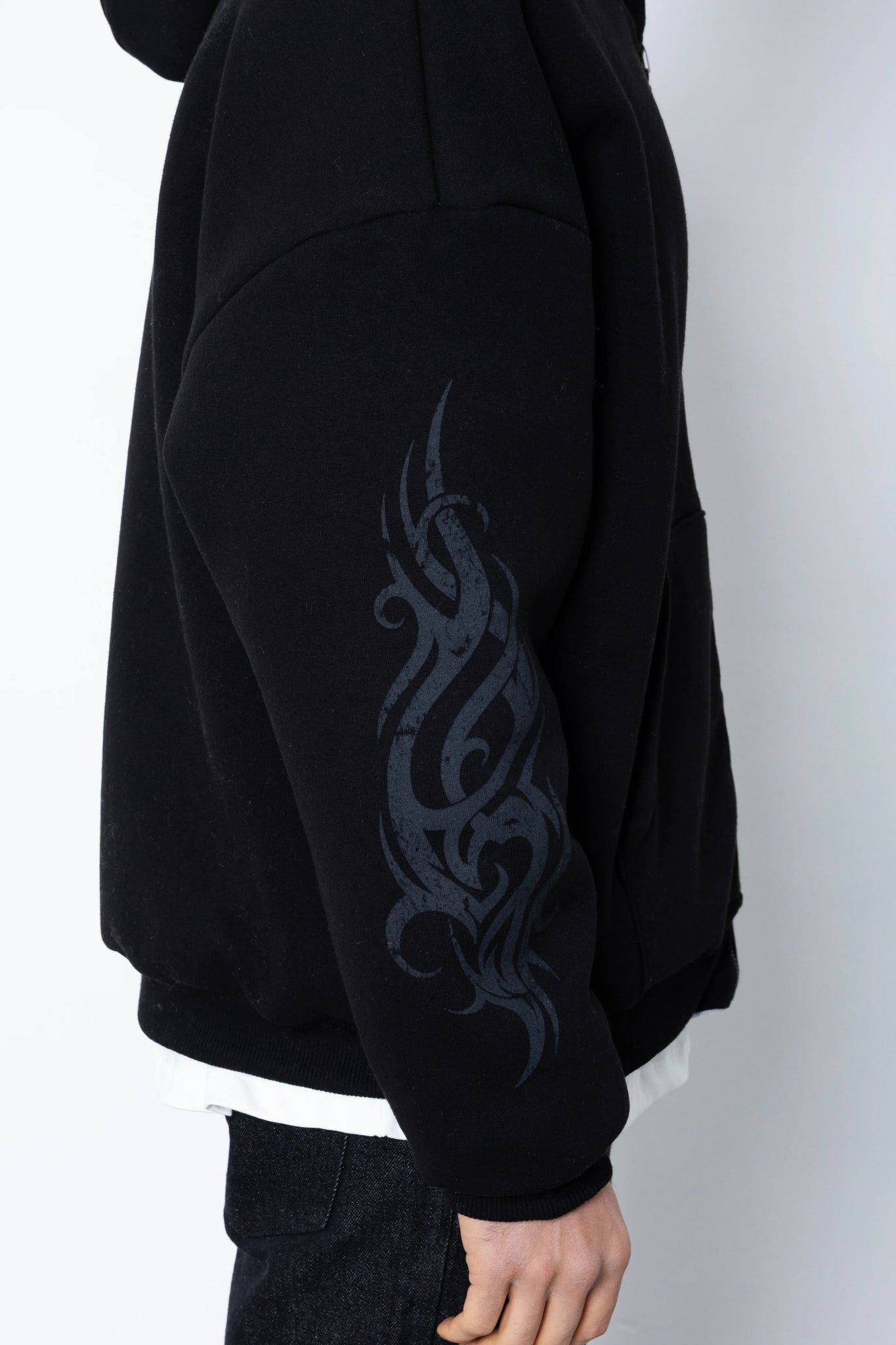 Felpa con cappuccio double face Eternal Studio