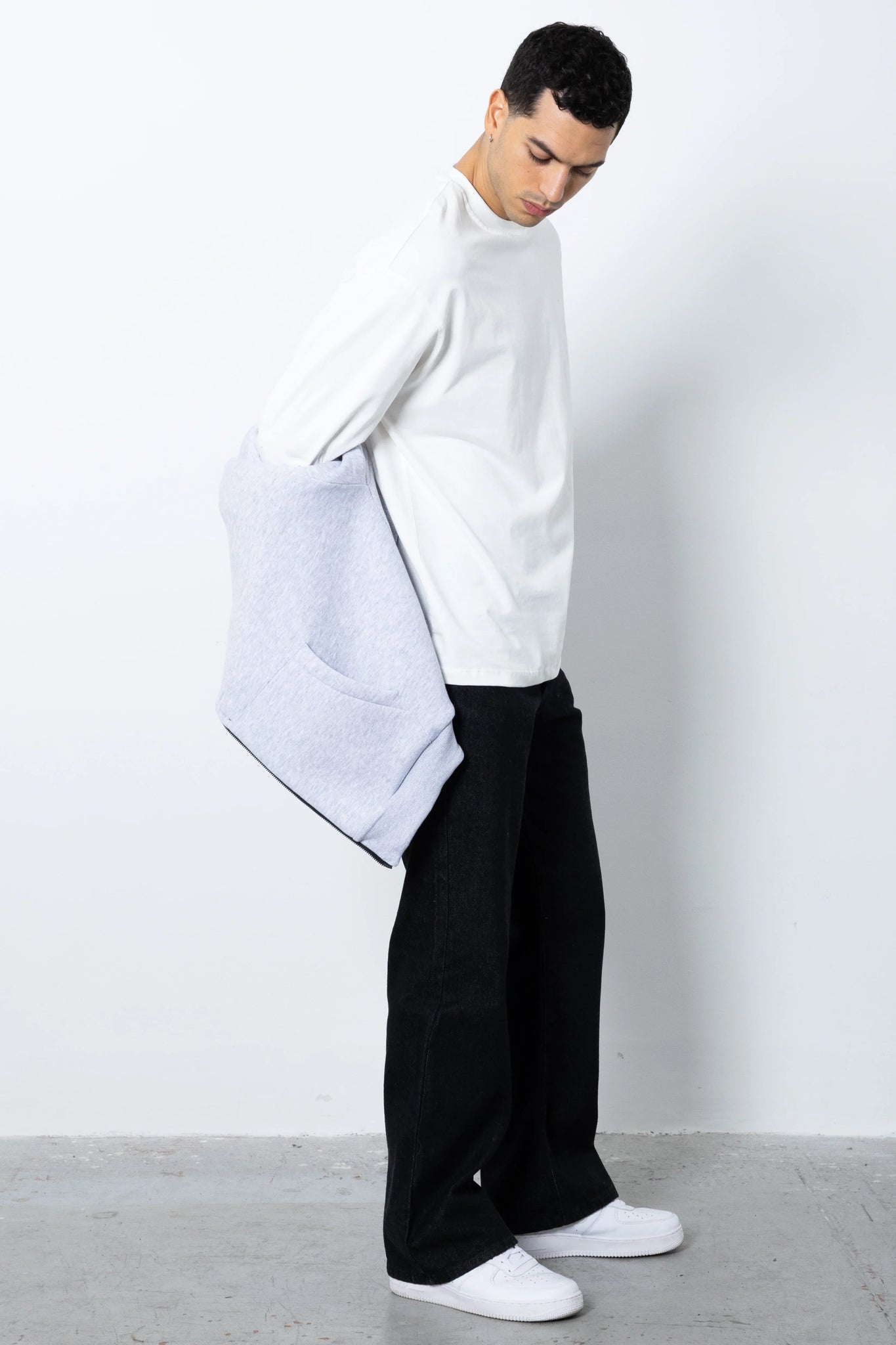 Felpa con cappuccio double face Eternal Studio