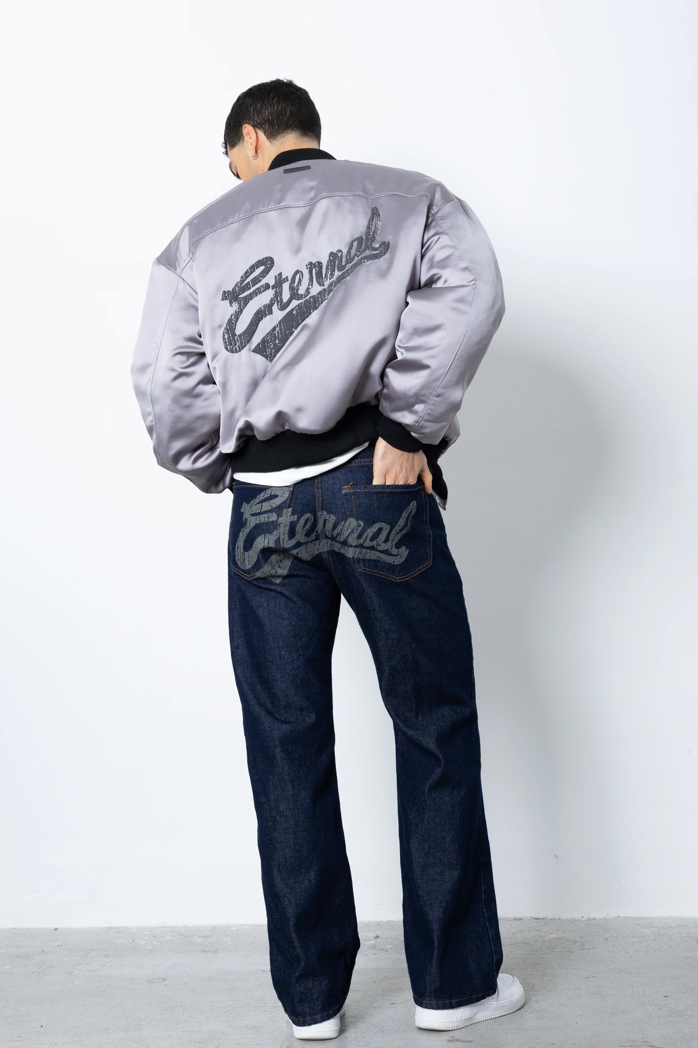 Jeans Eternal studio stampa dietro