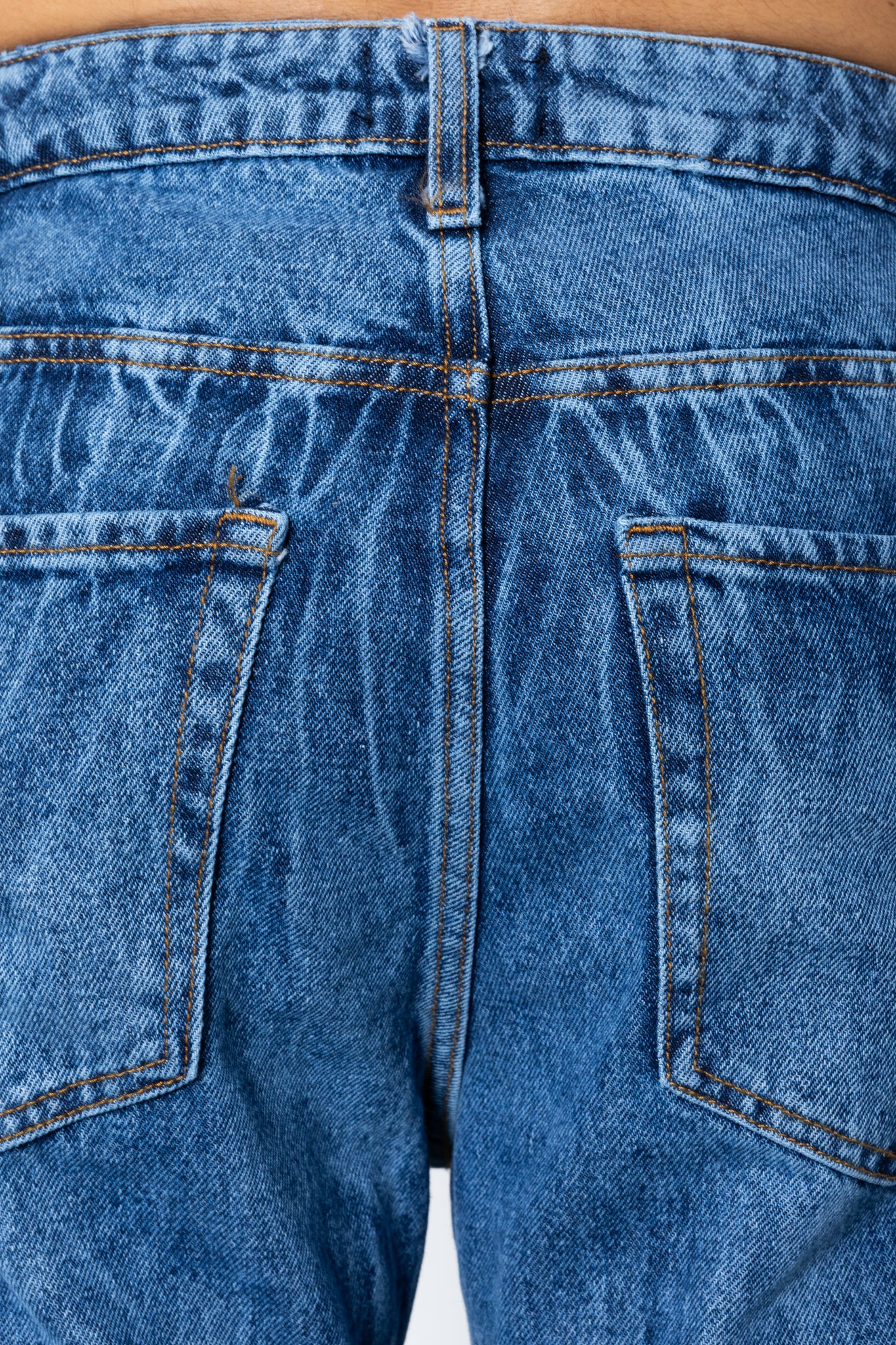 Jeans blu fiammato Eternal Studio