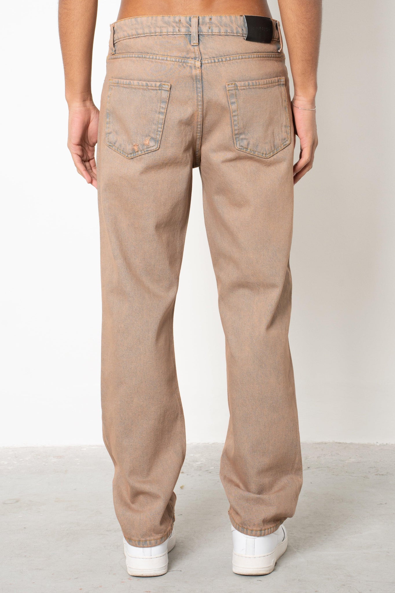 Jeans baggy sabbiato desert