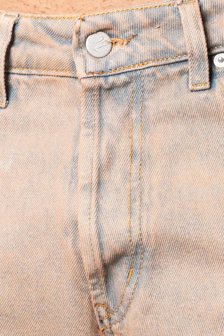 Jeans baggy sabbiato desert