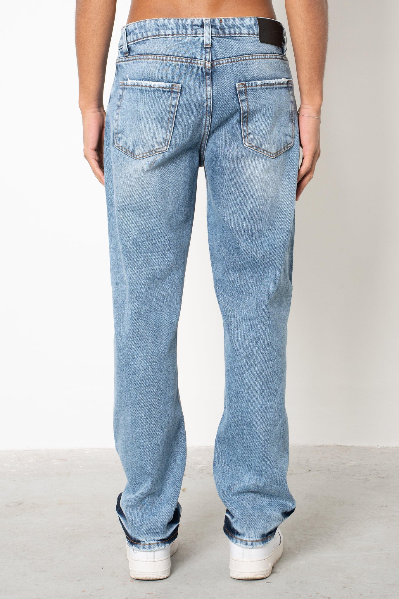 Jeans baggy indigo washed
