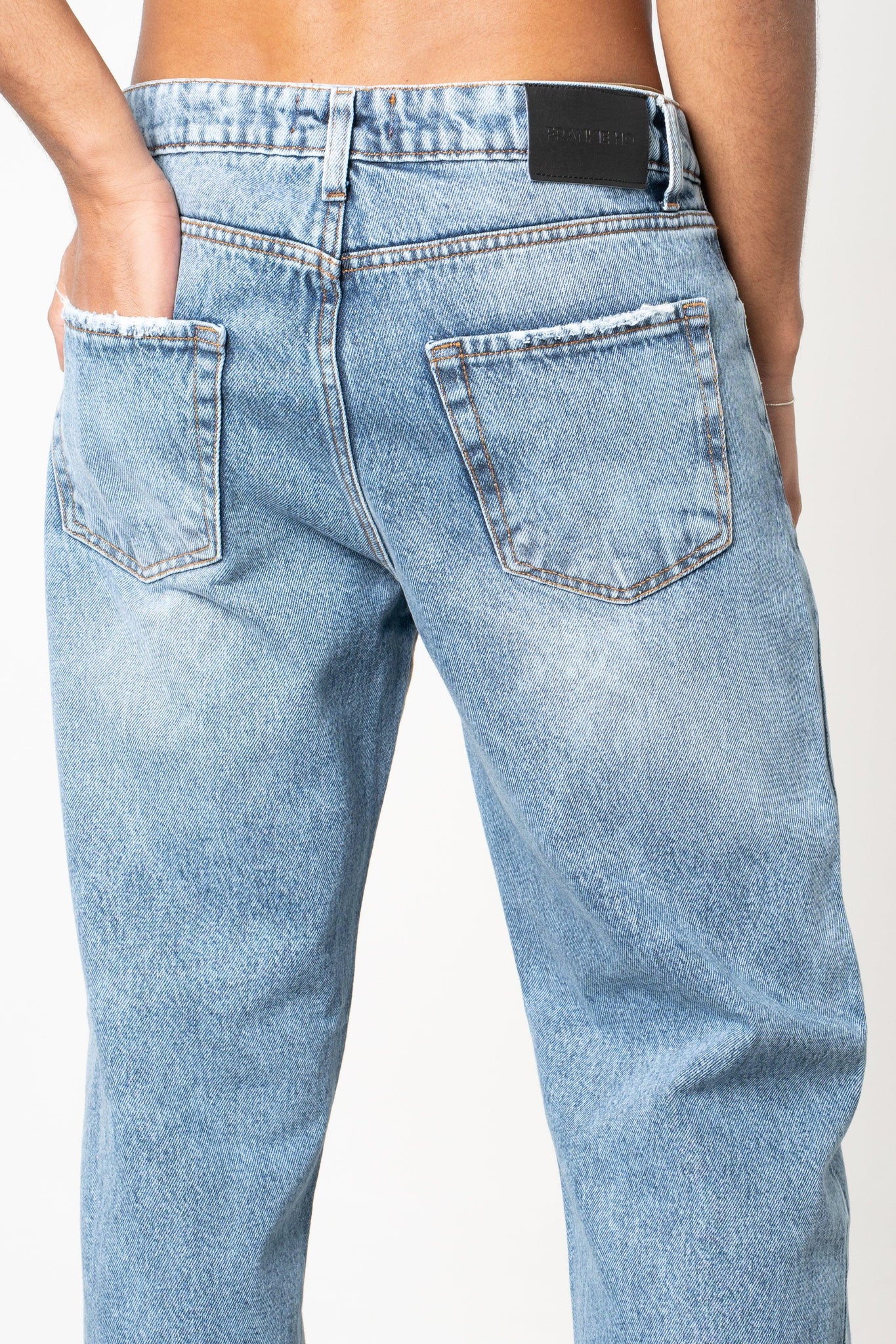 Jeans baggy indigo washed