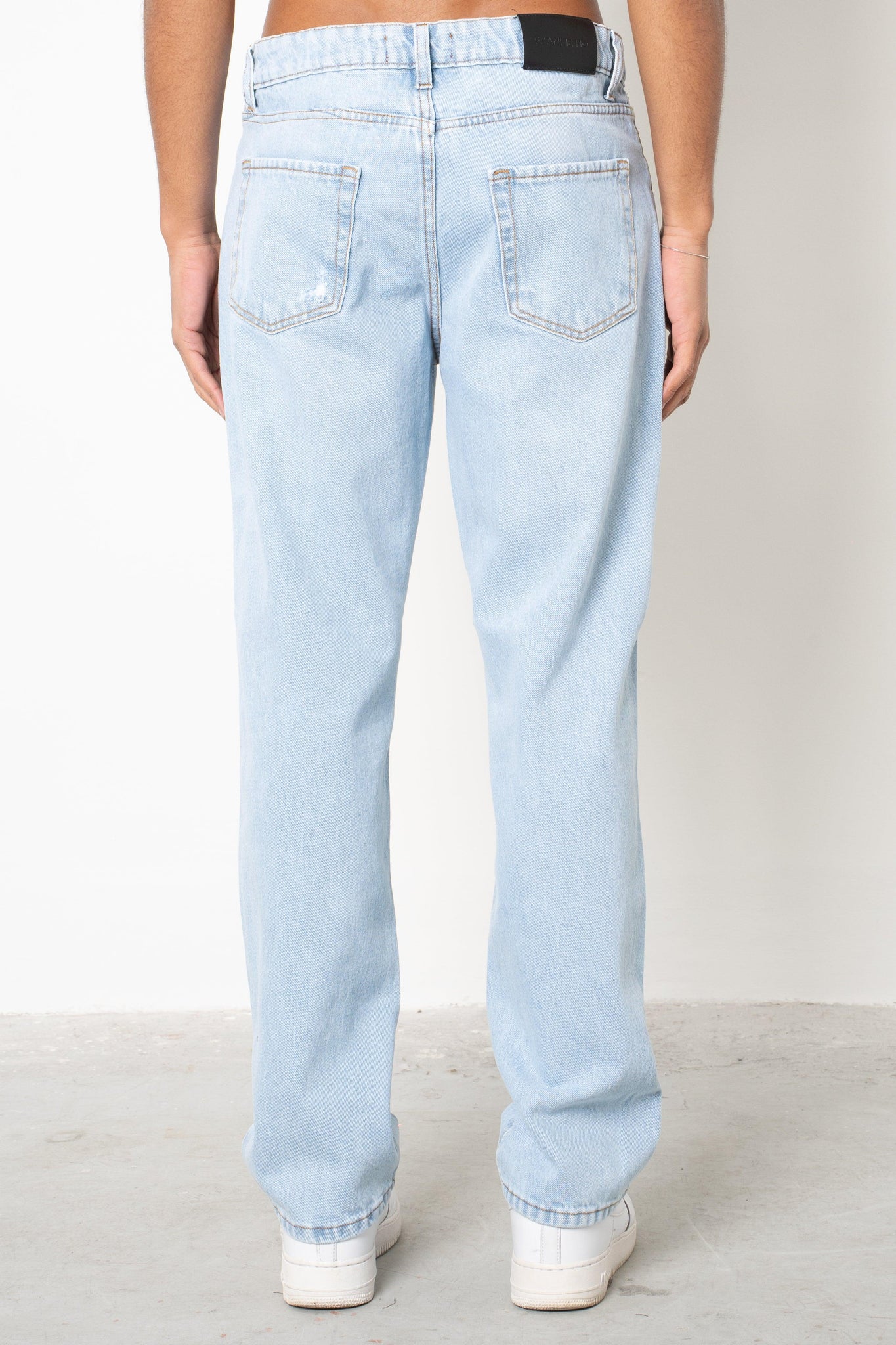 Jeans baggy bleached