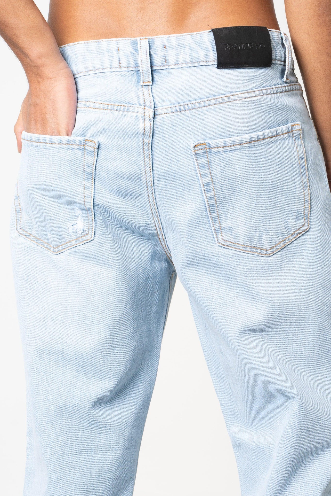 Jeans baggy bleached